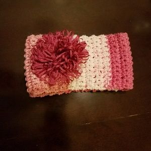 Handmade headband. With button back